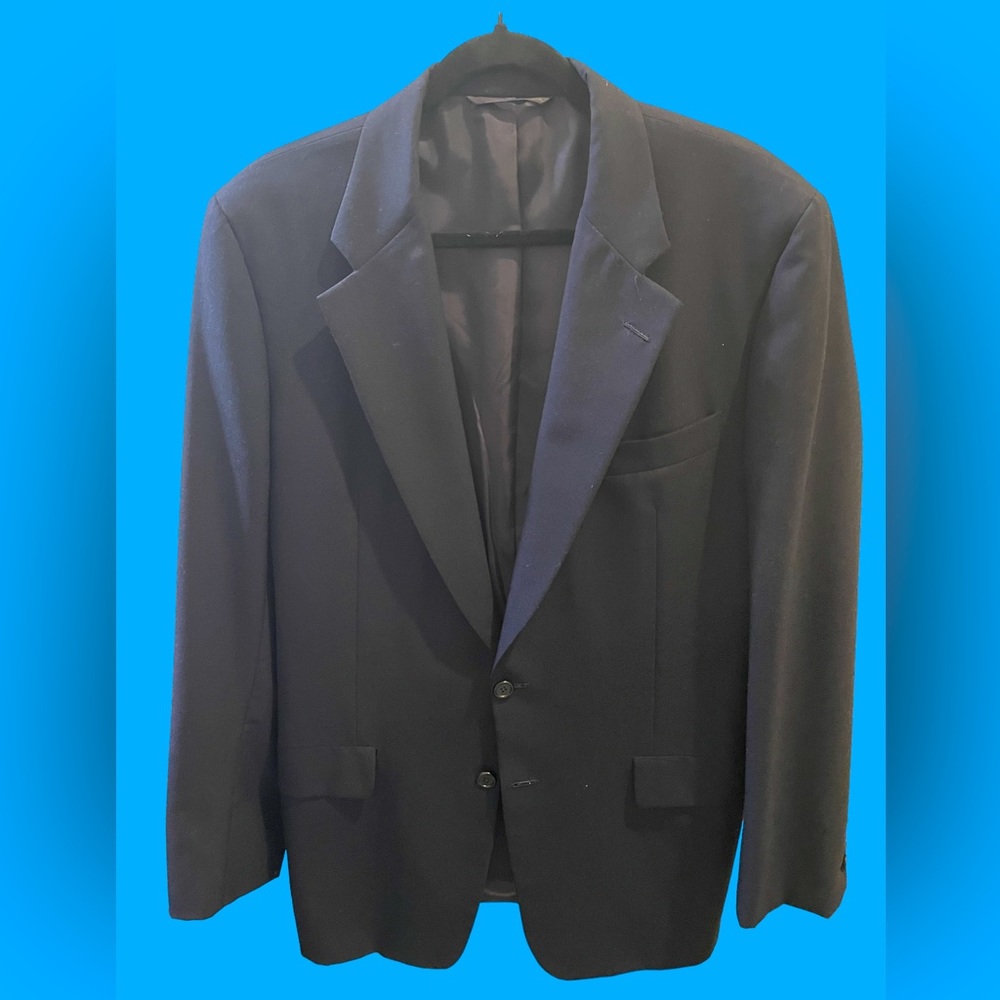 Hickey Freeman Navy Blazer 42L
